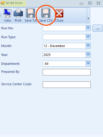 1-Click NI 184 Form Generation
